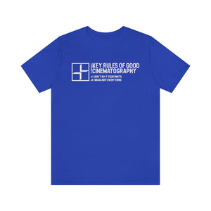 "Rules of Cinematography" Tee