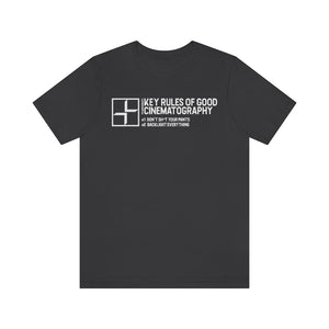 "Rules of Cinematography" Tee